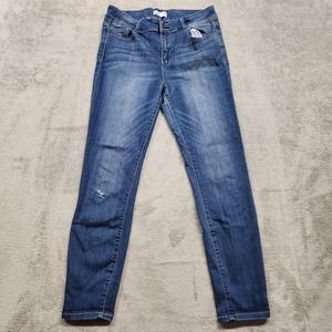 Cello Jeans Womens Blue Measured‎ 30x26 Denim